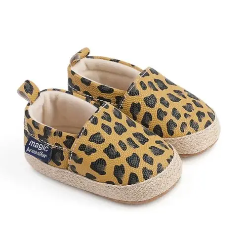 LONSOEN Baby Toddler Boys Girls Loafers Newborn Leather Moccasins Infant First Walking Dress Shoes - 3