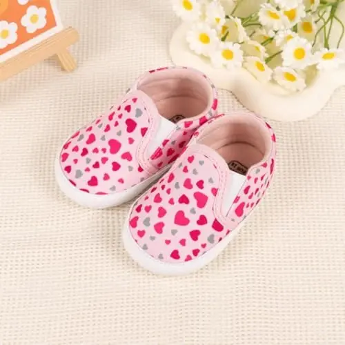 LONSOEN Baby Toddler Boys Girls Loafers Newborn Leather Moccasins Infant First Walking Dress Shoes - 5
