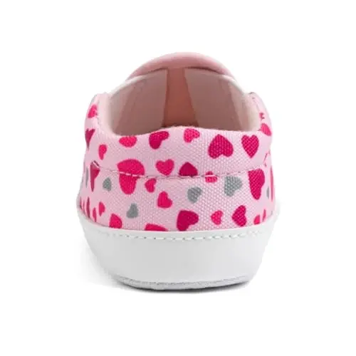 LONSOEN Baby Toddler Boys Girls Loafers Newborn Leather Moccasins Infant First Walking Dress Shoes - 4