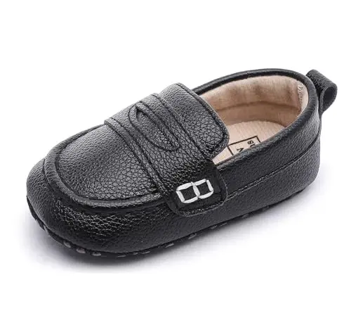LONSOEN Chaqaloq Tasmali Poyabzali Yangi Tug'ilgan Chaqaloqlar Uchun Charm Moccasins Go'daklarning Ilk Yurish Uchun Kiyinish Poyabzali - LONSOEN