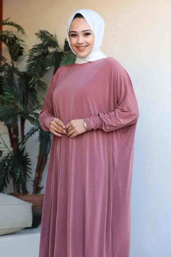 Loose Batwing Dress - 2