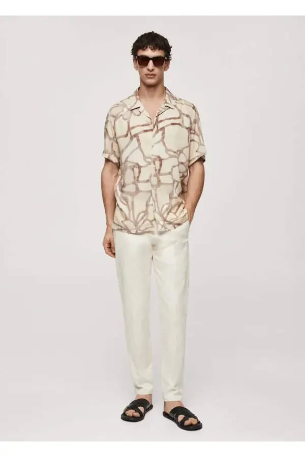 Loose bowling collared shirt - 2