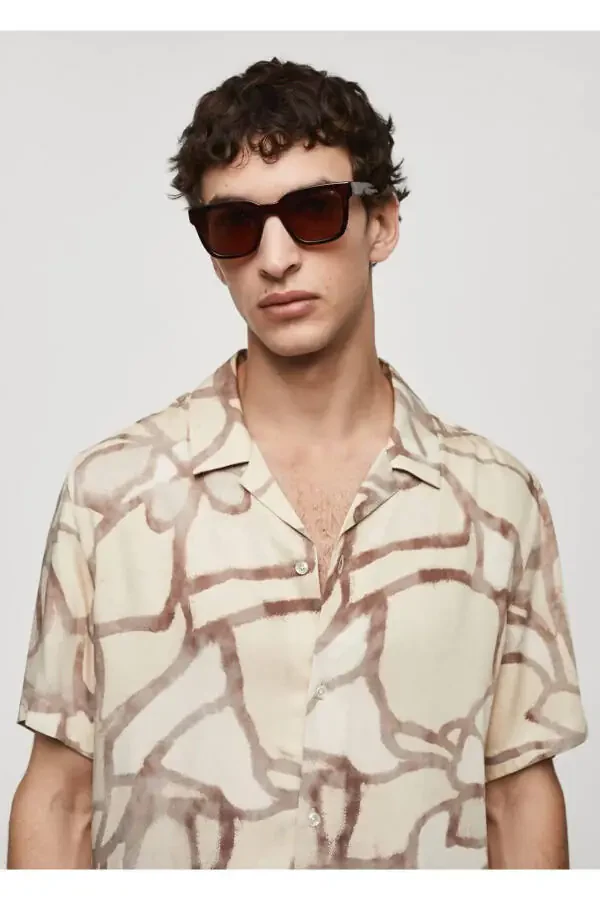 Loose bowling collared shirt - 7