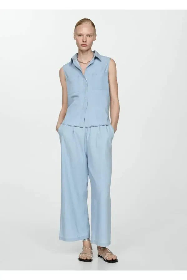 Loose cotton trousers - 2