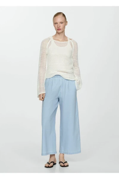 Loose cotton trousers - 7