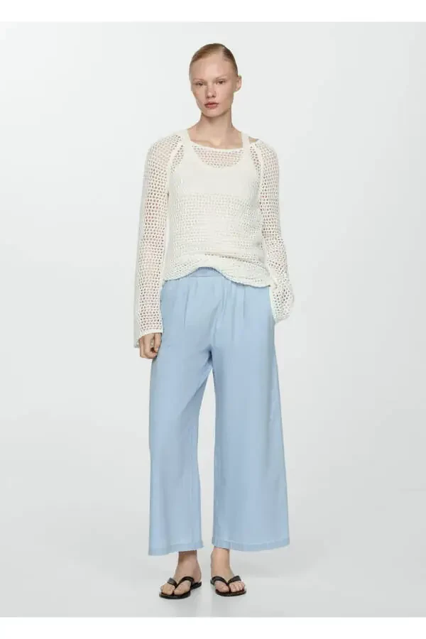 Loose cotton trousers - 7