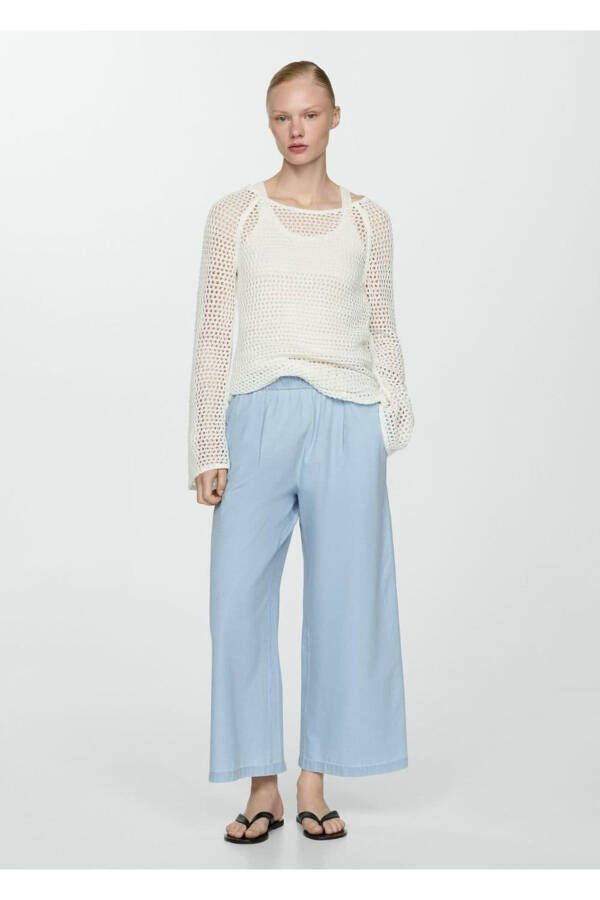 Loose cotton trousers - 7