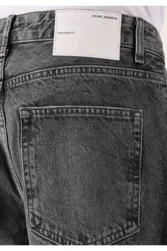 Loose fit, grey men's jeans. - 6