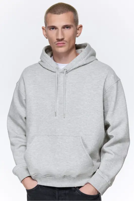 Loose fit hooded top - H&M