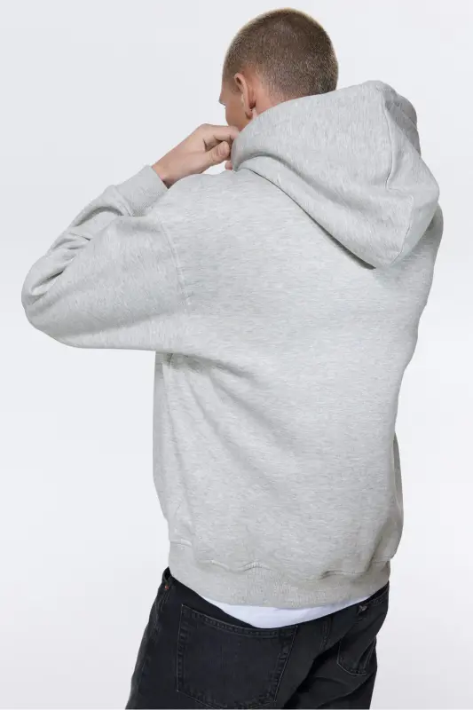 Loose fit hooded top - 3