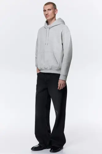 Loose fit hooded top - 5