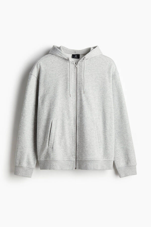 Loose fit hoodie with zipper. - 6