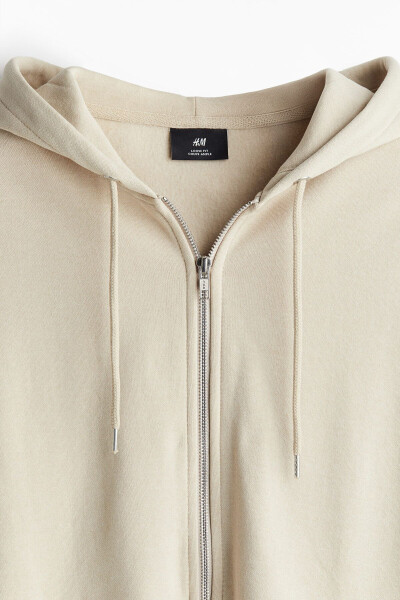 Loose fit hoodie with zipper - 3