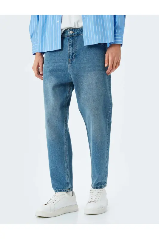 Loose Fit Jeans - Steve Jean-Indigo - 3