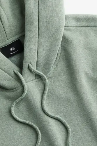 Loose Fit Kapüşonlu Üst - Açık haki - H&M (1)