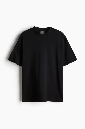 Loose Fit T-shirt - Black - 4