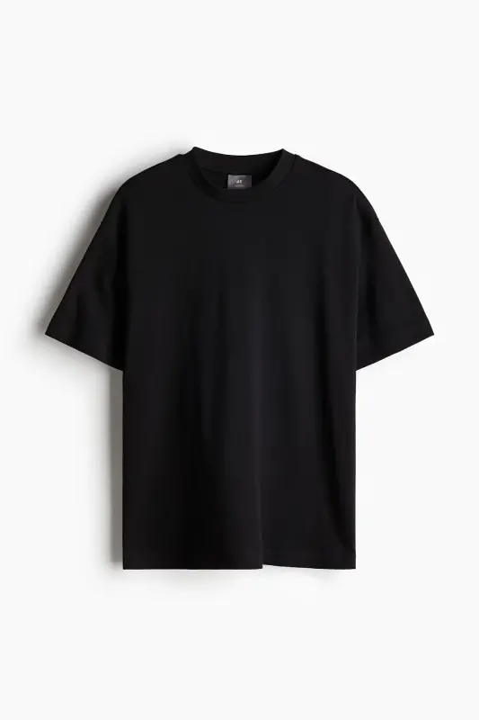 Loose Fit T-shirt - Black - 4