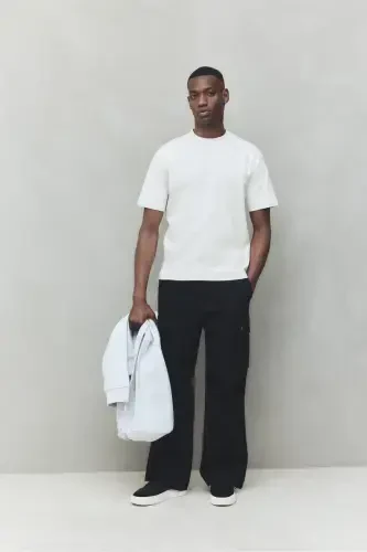 Loose Fit T-Shirt-Light gray melange - H&M (1)