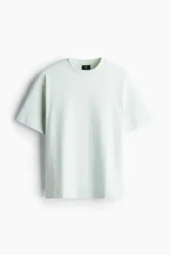 Loose Fit T-shirt-Light green - 3