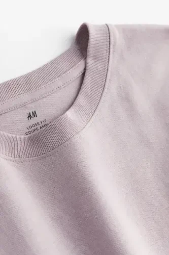Loose Fit T-shirt-Pink - H&M (1)