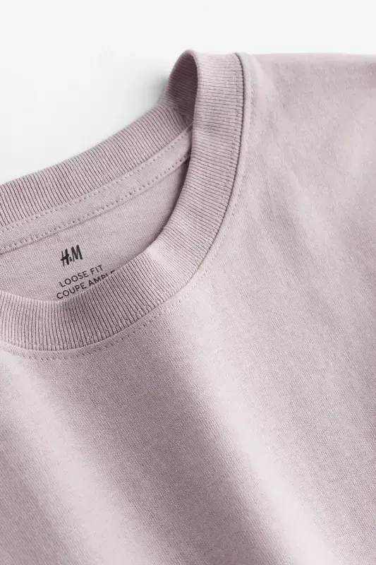 Loose Fit T-shirt-Pink - 2