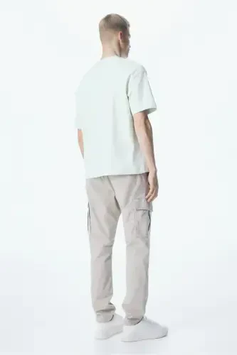 Loose Fit Tişört-Açık yeşil - 4