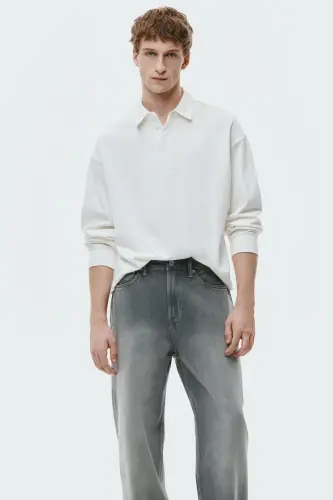 Loose Jeans-Açık kot grisi - H&M (1)