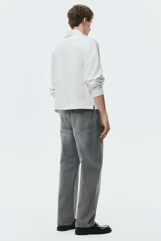 Loose Jeans-Açık kot grisi - 5