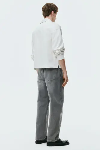 Loose Jeans-Açık kot grisi - 5