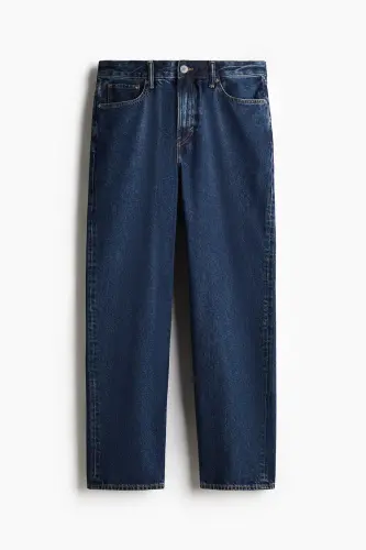 Loose Jeans-Dark denim blue - H&M (1)