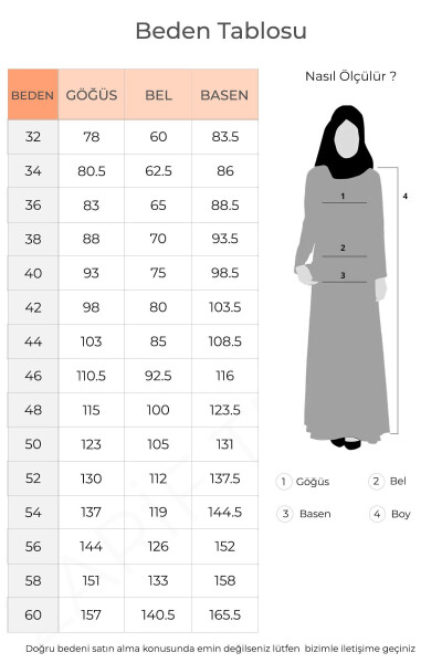 Lora Taşlı Abaya - İndigo - 5