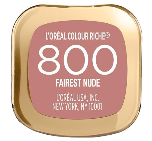 L'Oreal Paris Colour Riche Original Creamy, увлажняющая сатиновая помада с маслом арганы и витамином Е, самый светлый нюдовый оттенок. - 6