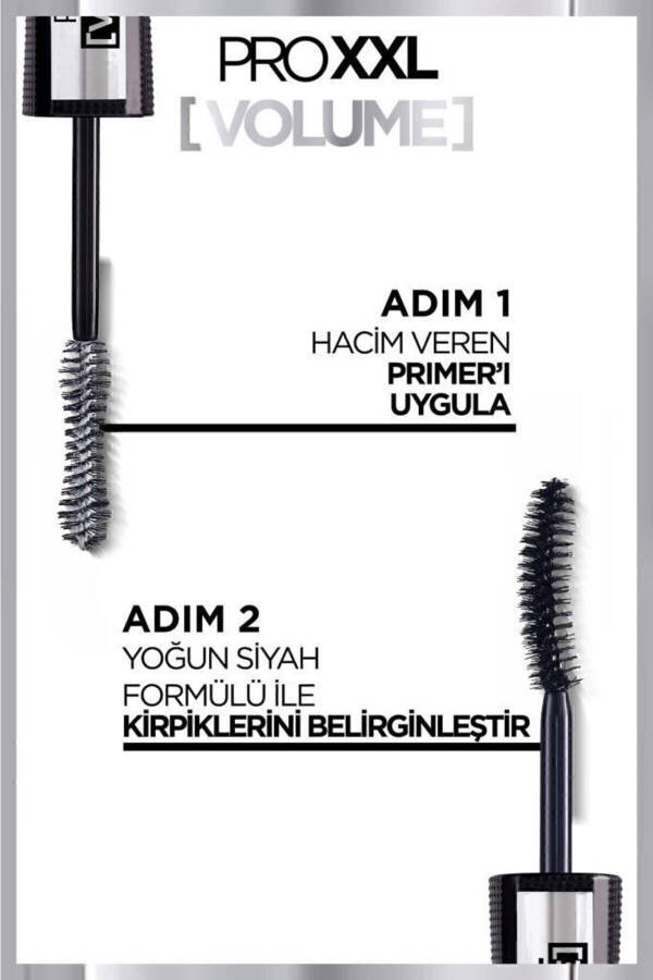 L'oréal Paris Pro Xxl Volume Double-Sided Mascara - Volume Effect - 12