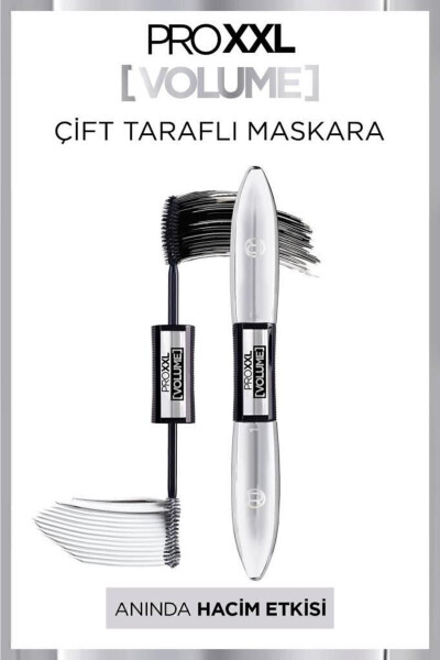 L'oréal Paris Pro Xxl Volume Ikki Tomonlama Maskara - Hajm Ta'siri - 8