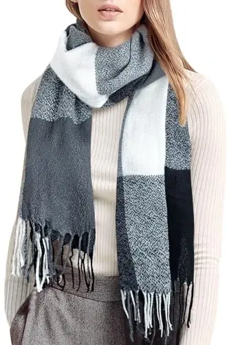 Loritta Ayollar Sharf Moda Uzun Plaid Shollar O'rash Katta Grid Qishki Issiq Panjara Katta Sharflar Sovg'alar 
