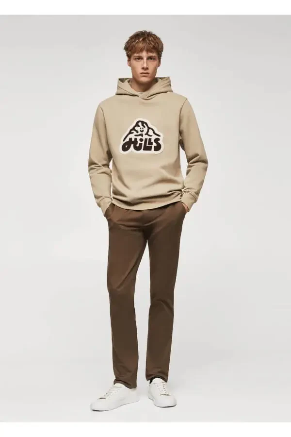 Лоскутный хлопковый свитшот - 2