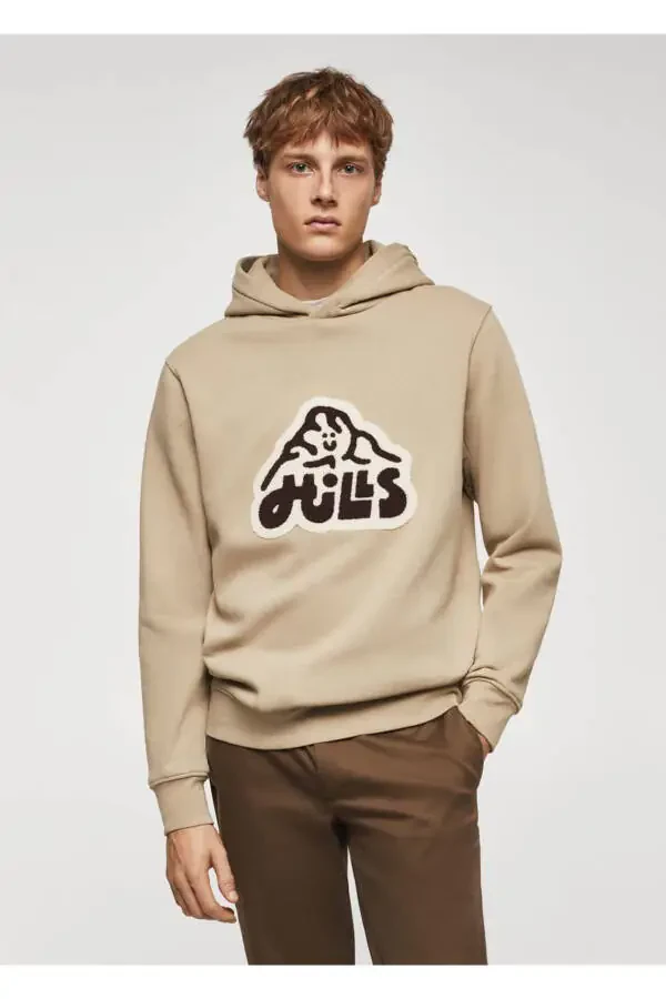 Лоскутный хлопковый свитшот - 8