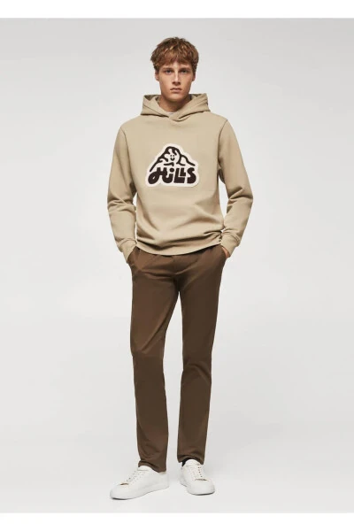 Лоскутный хлопковый свитшот - 9