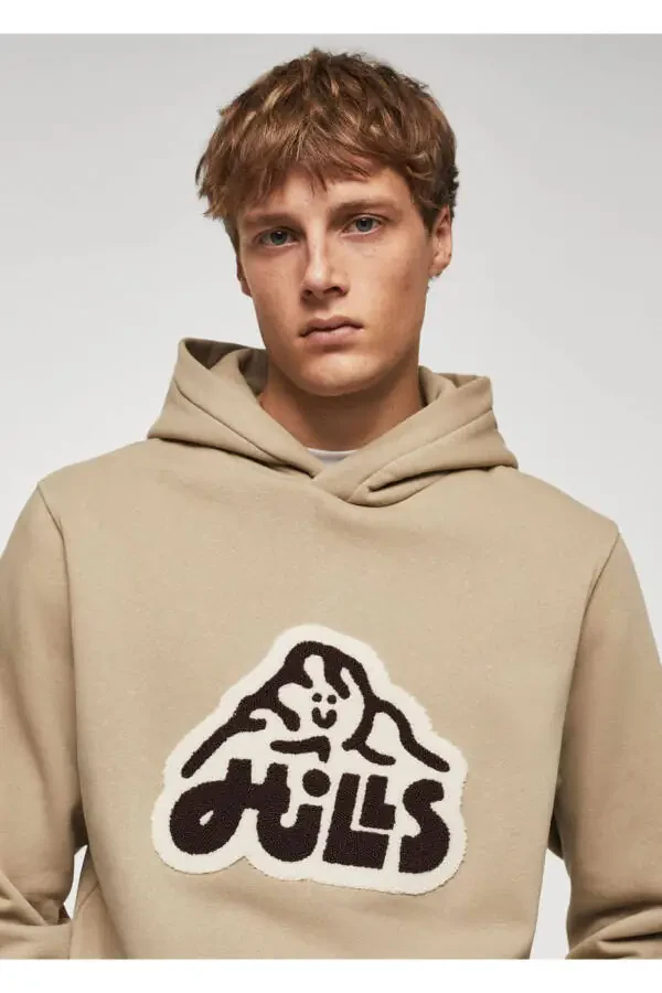 Лоскутный хлопковый свитшот - 13