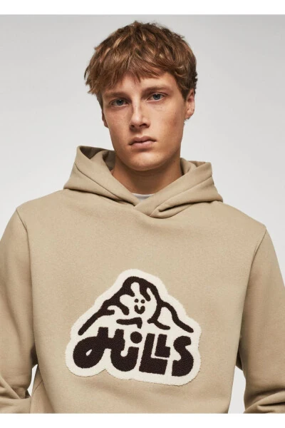 Лоскутный хлопковый свитшот - 21