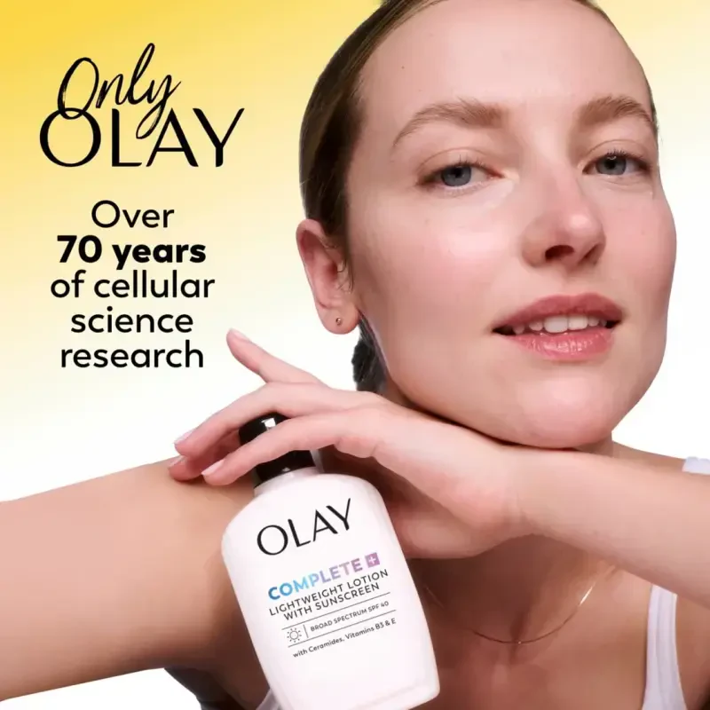 Лосьон для лица Olay с солнцезащитным кремом для чувствительной кожи, полный ежедневный увлажняющий крем для лица с SPF 15, защита от солнца, 6 жидких унций - 15