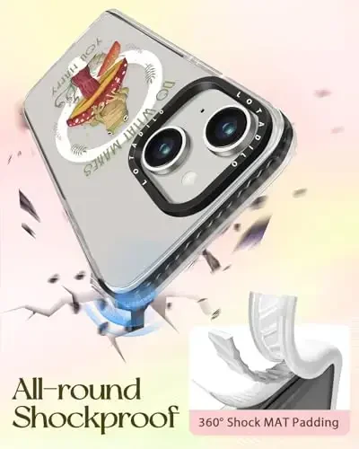 Lotadilo for iPhone 15 Case for Women - Girls Kawaii Design Compatible with Magsafe Magnetic Ring Holder Stand Mushroom Frog Phone Covers Aesthetic Girly TPU Funda for 15 - 6