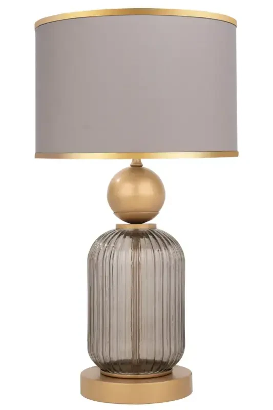 Лотос Опал Блэк Контраст Кэм Абажур-Визон БЕЖ - Modazone