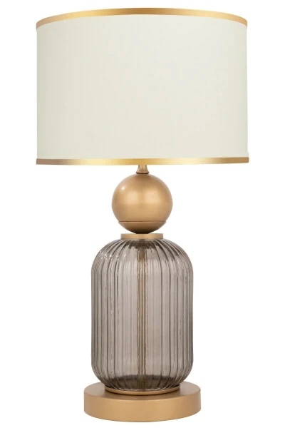 Lotus Opal Black Contrast Glass Lampshade - Modazone