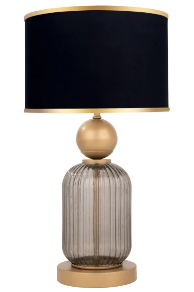 Lotus Opal Black Contrast Glass Lampshade - MODAZONE