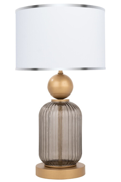 Lotus Opal Black Contrast Glass Lampshade - MODAZONE