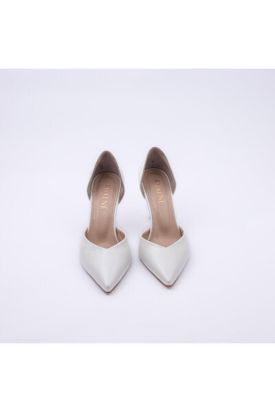 LOTUS Pointed Toe Mother of Pearl Stiletto 8CM Bridal Shoes - 19