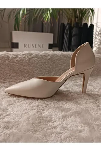 LOTUS Uchli Burunli Marvarid Stiletto 8CM To'y Poyafzali - 5