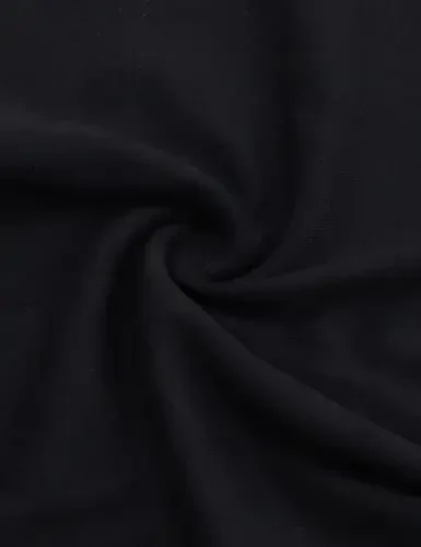 Lotusmile Ayollarning uzun qisma kapüşonli tunika toplamlari tugmachali swing pullover Hoodie sviterlar - 5