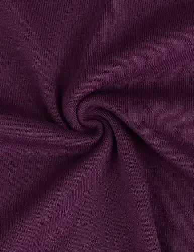 Lotusmile Women's Long Sleeve Hooded Tunic Tops Button Swing Pullover Hoodie Sweatshirts - 5